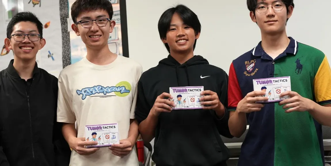 Teen Innovators Transform Cancer Education Through Inspiring Strategy Card Game