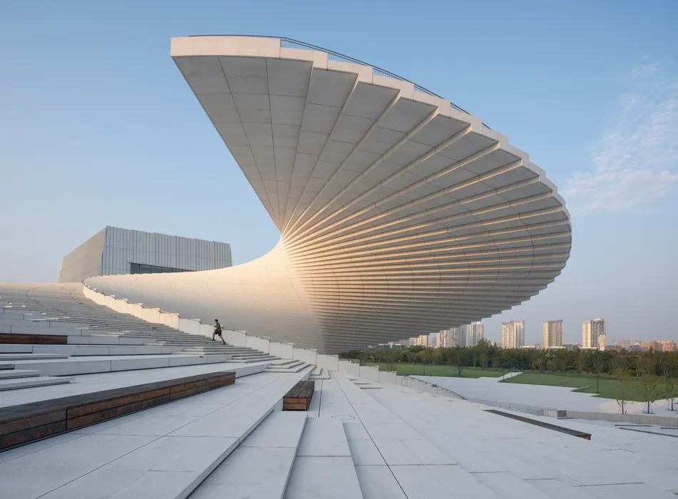 Stunning New Shanghai Opera House Welcomes All With a Gravity-Defying Grand Staircase