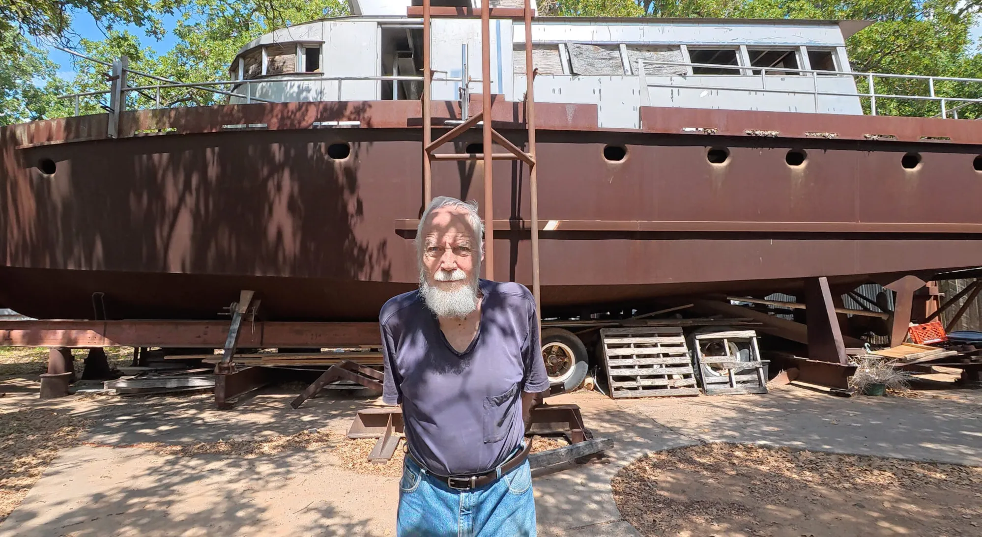 TikTok Star Rallies Strangers to Help 86-Year-Old Build and Launch His Dream Boat